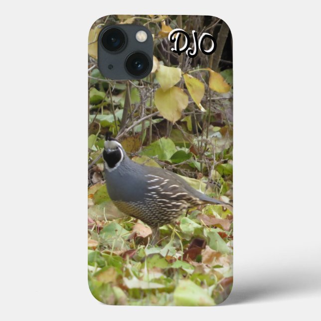 California Quail Fodral-Mate iphone case (Baksida)