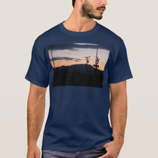 California Railroad Sunset T Shirt