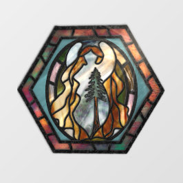 California Redwood Goddes Window Cling
