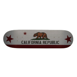 California Republic kolfiber skateboarddäck Old School Skateboard Bräda 18 Cm