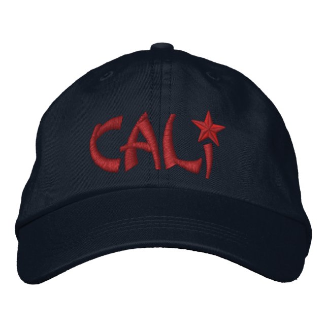 California Republic STICKNING Broderad Keps (Framsida)