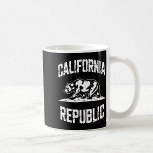 California Republiken Grizzly Stat Retro Vintage Kaffemugg