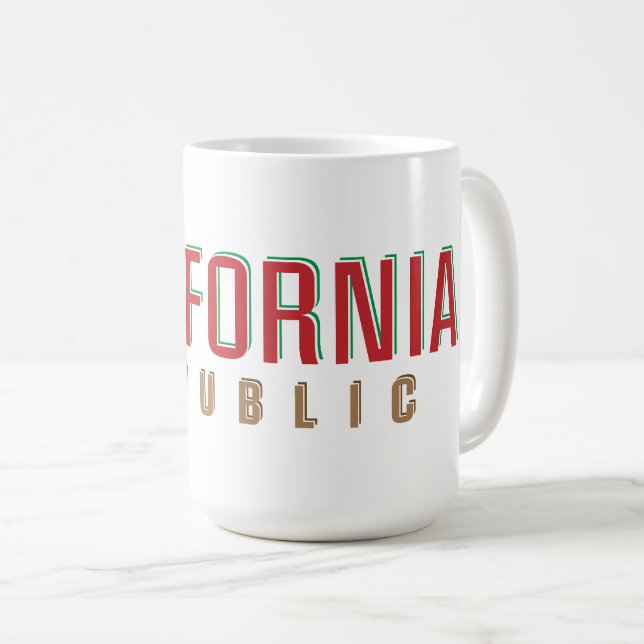 California Republiken Kaffemugg (Framsida höger)