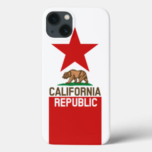 CALIFORNIA REPUBLIKEN Statlig flagga Red Star Desi