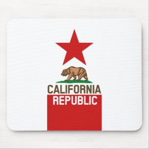 CALIFORNIA REPUBLIKEN Statlig flagga Red Star Desi Musmatta
