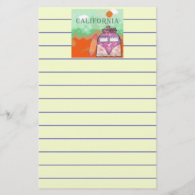 California-resemapp Brevpapper (Framsida)