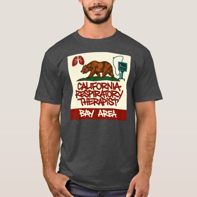 CALIFORNIA RESPIRATORY T SHIRT (Framsida)
