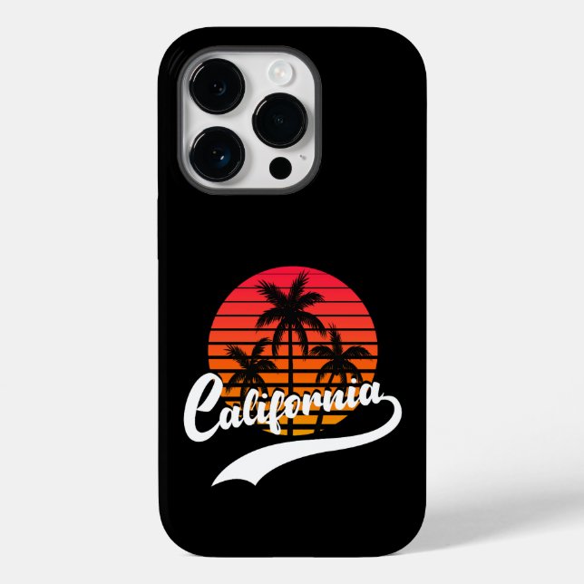 California Retro Fodral-Mate iPhone 14 Pro Fodral (Baksida)
