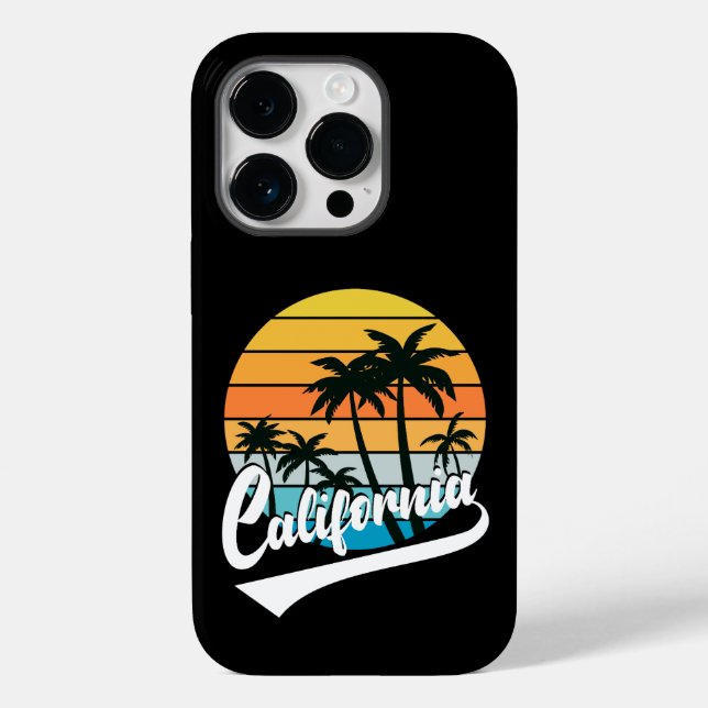 California Retro Fodral-Mate iPhone 14 Pro Fodral (Baksida)