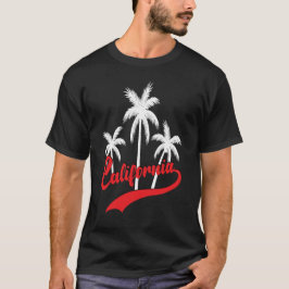 California Retro Sunset Manar-Shirt T Shirt