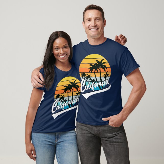 California Retro Sunset T-Shirt (Unisex)