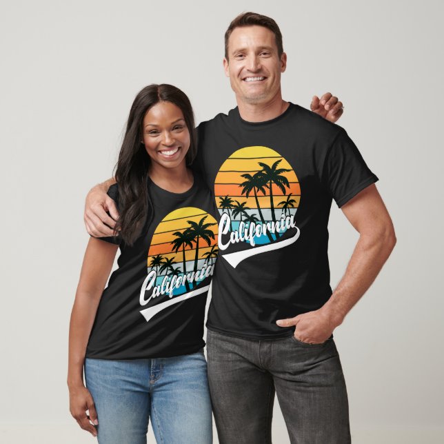 California Retro Sunset T-Shirt (Unisex)