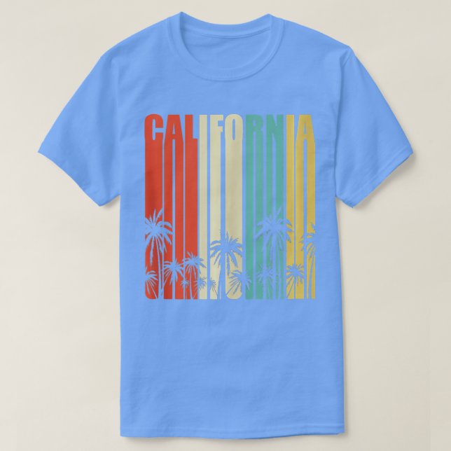 California Retro Surfer Beach Cali Venedig Tank ti T Shirt (Design framsida)