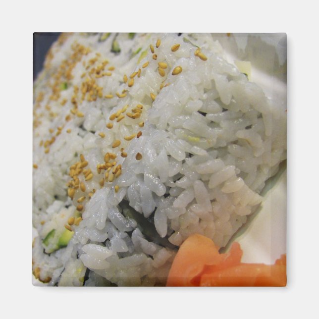 California Roll - Vegetarian Sushi Magnet (Framsidan)