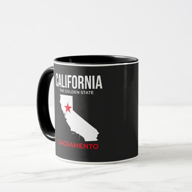 California, Sacramento – The Golden State, USA Mugg (Framsida vänster)