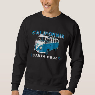 California Santa Cruz Vintage Surfa Van Tshirt Lång Ärmad Tröja