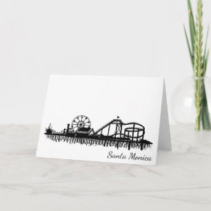 California Santa Monica Pier Beach Ferris Wheel Kort