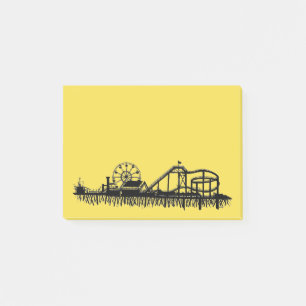 California Santa Monica Pier Beach Ferris Wheel Post-it Block