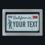 California Sasquatch License Plate<br><div class="desc">Mörken silhouette av Sasquatch (Bigfoot) på en tom kalifornisk registreringsskylt. Lägg till din egen text. License tallrikar för ytterligare stater och andra enheter (kanadensiska provinser, utländska land) på begäran. Vissa människor har ett modernt intresse till 1958 när stora fotavtryck hittades i Del Norte County i Kalifornien av en bulldozer operator...</div>