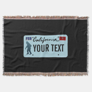 California Sasquatch License Plate Filt