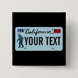 California Sasquatch License Plate Knapp