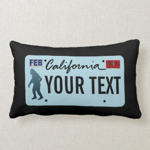 California Sasquatch License Plate Lumbarkudde