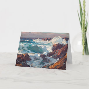 California Sea Scape Edgar Alwin Payne Kort
