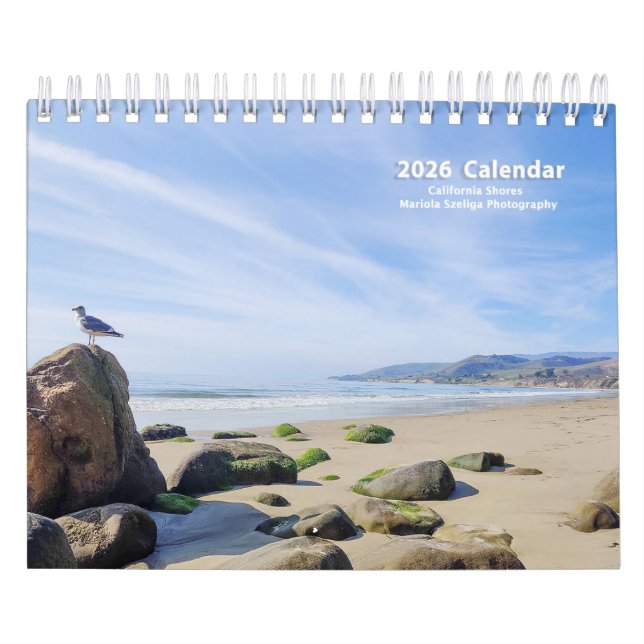 California Shores  2026 Calendar Kalender (Omslag)