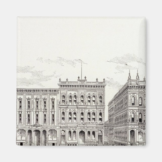 California South Sansome och Leidesdorff Magnet (Framsidan)