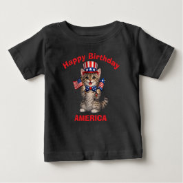 California Spangled (1k) Patriotisk Barn T-Shirt