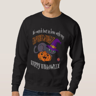 California Spangled Katt inte en häxa Halloween Lång Ärmad Tröja