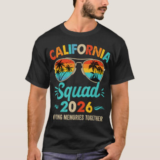 California Squad 2026 Semester Resor Vänner Familj T Shirt