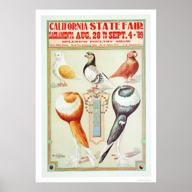 California State Fair 1909 Poster (Framsidan)
