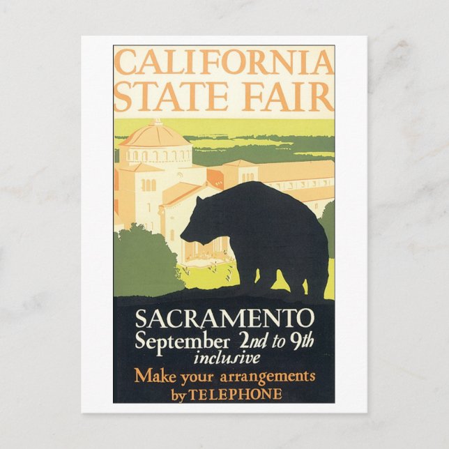 California State Fair Sacramento Vykort (Framsida)