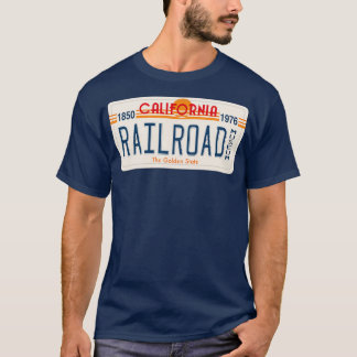 California State Railroad Museum California Licens T Shirt