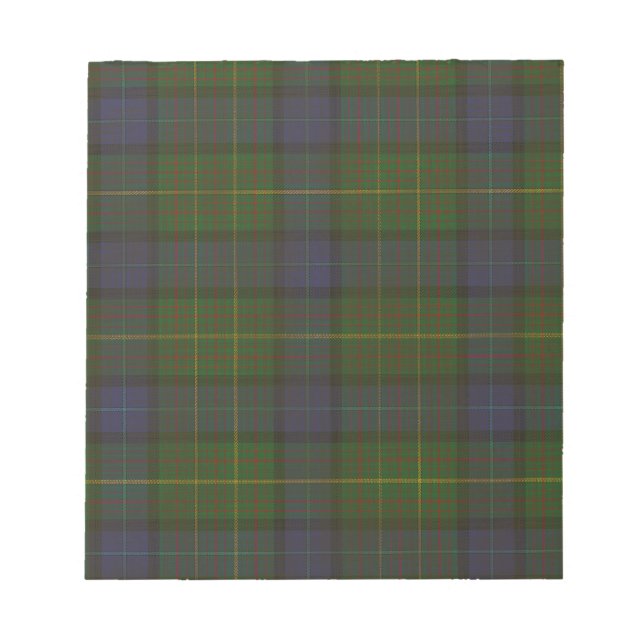 California State tartan Anteckningsblock (Framsida)