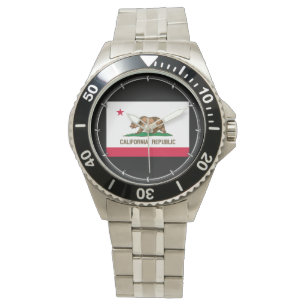 California Statlig flagga Design Armbandsur