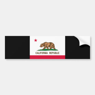 California Statlig flagga Design Bildekal