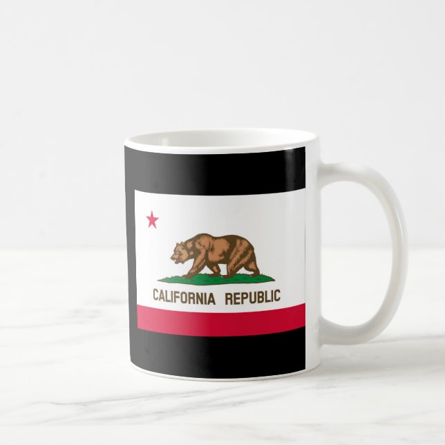 California Statlig flagga Design Kaffemugg (Höger)