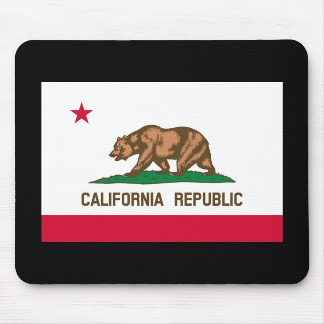 California Statlig flagga Design Musmatta (Framsidan)