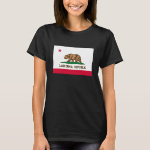 California Statlig flagga Design Tee