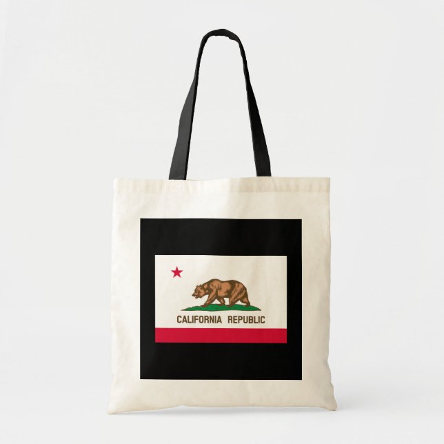 California Statlig flagga Design Tygkasse (Framsidan)