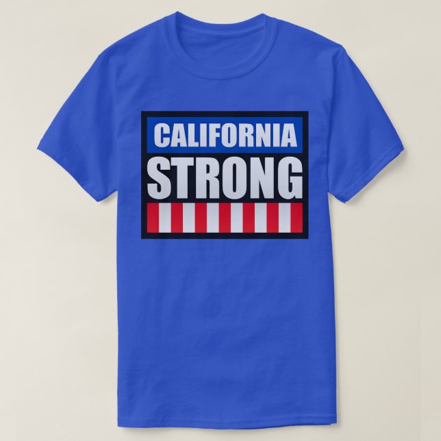 California Strong T Shirt (Design framsida)