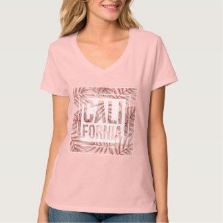 California Summer Forever- Tropical Leaves T Shirt