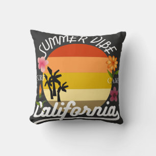 California Summer Vibe Surfa Camp Dekorativ kudde