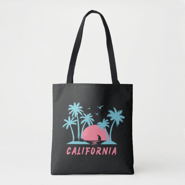 California Sunset Beach  Tygkasse (Framsida)
