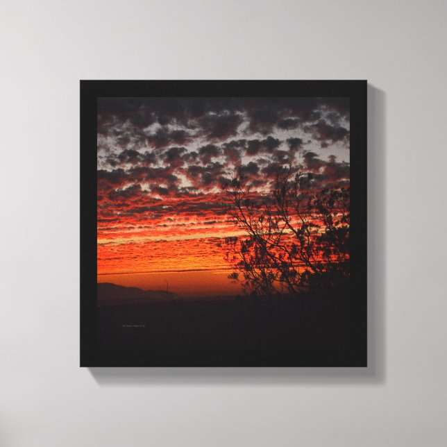 California Sunset Canvastryck (Framsida)