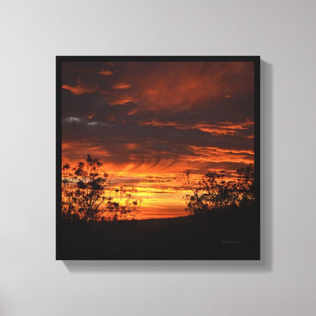 California Sunset Canvastryck (Framsida)