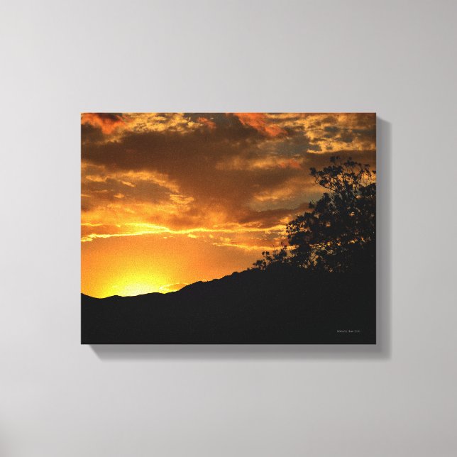 California Sunset Canvastryck (Framsida)