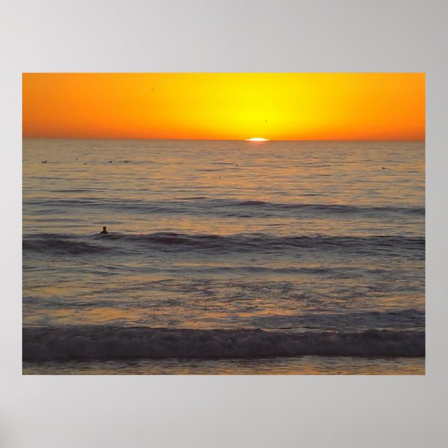 California Sunset Ken Gage Photography Poster (Framsidan)